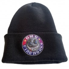 Beanie Hat OMG Fireworks (Low Cost Shipping)